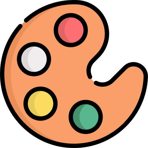 Palette palette education painter icon Palette palette education painter icon