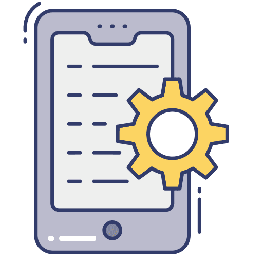 Cogwheel cogwheel computer mobile icon Cogwheel cogwheel computer mobile icon