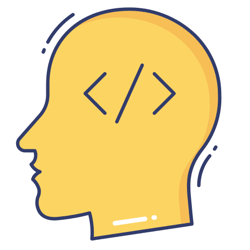 Mind seo and web think html icon Mind seo and web think html icon