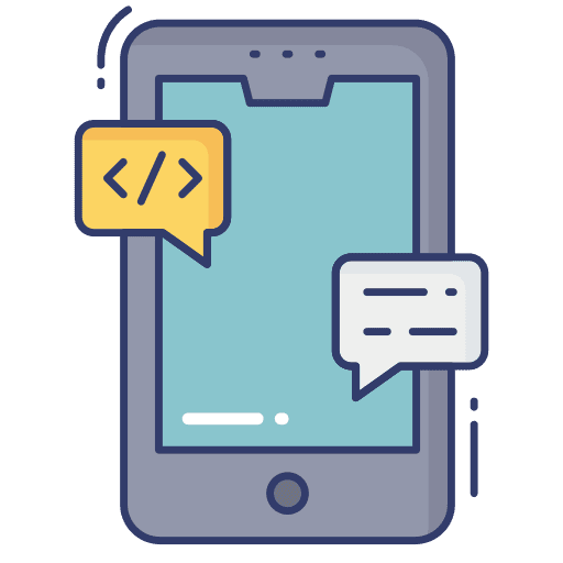 Mobile phone chat iphone mobile phone icon