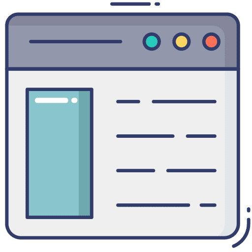 Web browser text seo and web browser icon Web browser text seo and web browser icon