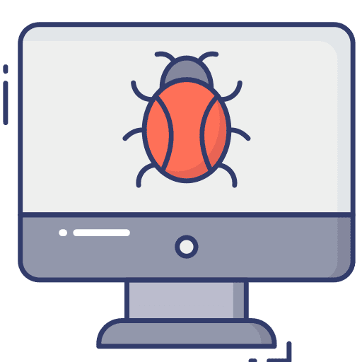 Bug virus bug seo and web icon Bug virus bug seo and web icon