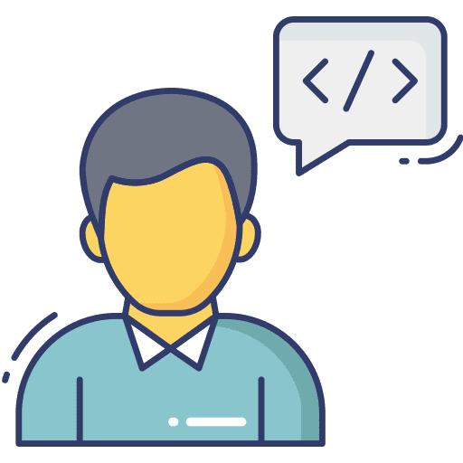 Html computer think web programming icon Html computer think web programming icon