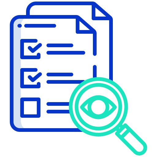 Checklist checklist information criteria icon