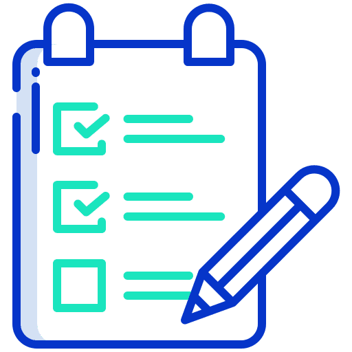 Checklist files and folders complete checklist icon