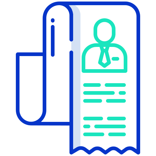 Document business and finance story user icon Document business and finance story user icon