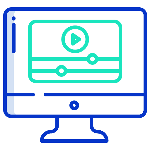 Transition computing interface art and design icon