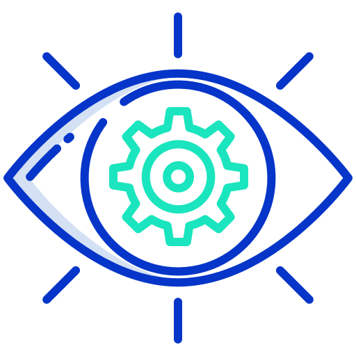 Vision eye settings ui icon Vision eye settings ui icon