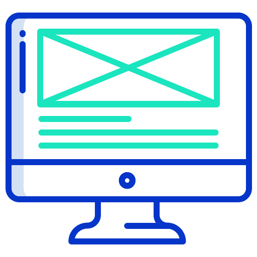 Wireframe interface web page edit tools icon Wireframe interface web page edit tools icon