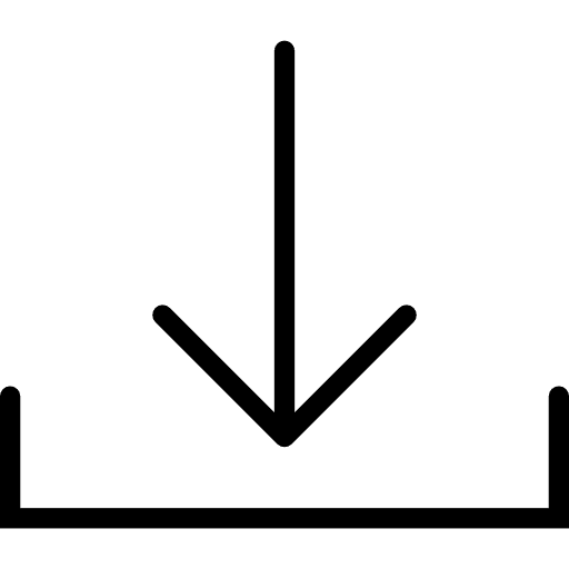 Download orientation download multimedia option icon