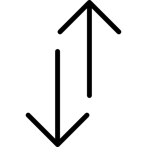 Sort interface multimedia option direction icon