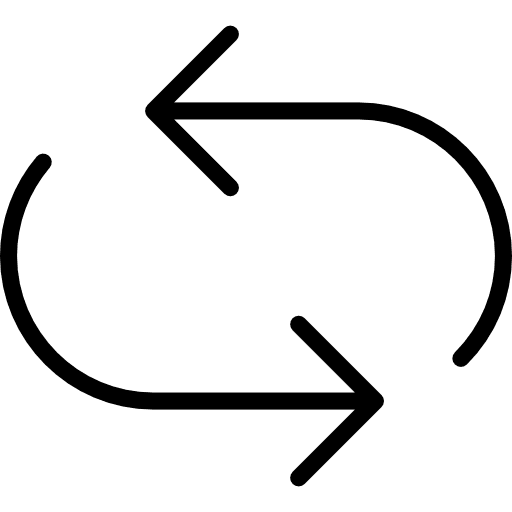 Repeat orientation flip repeat icon