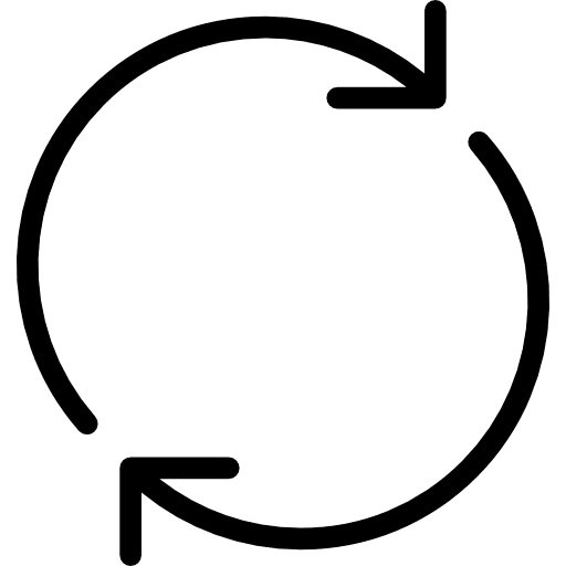 Spin multimedia option arrows orientation icon