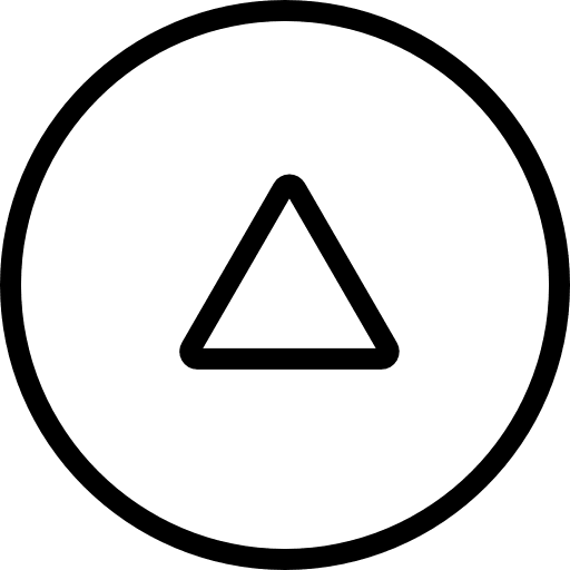 Up arrow multimedia option interface orientation icon