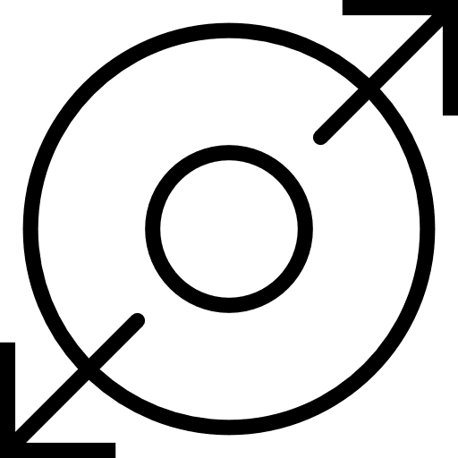 Expand expand orientation multimedia option icon