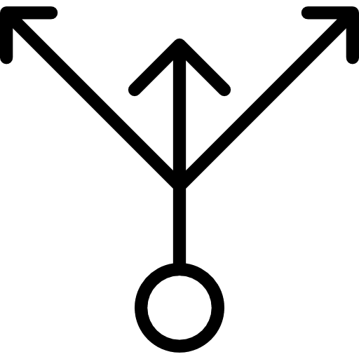 Multiply arrows multimedia option orientation icon