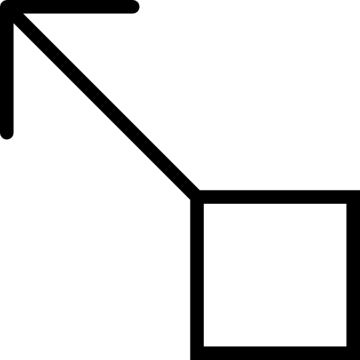 Drag direction orientation multimedia option icon