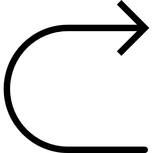 Return direction interface arrows icon