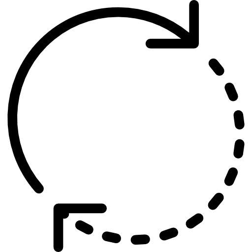 Spin spin interface arrows icon