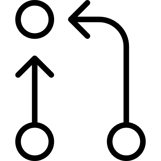 Transfer direction transfer arrows icon