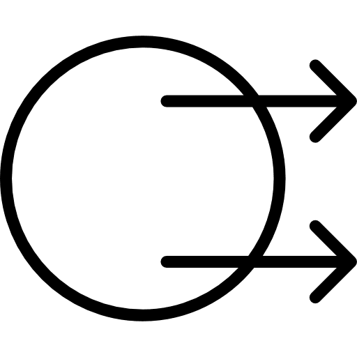 Transfer orientation multimedia option direction icon