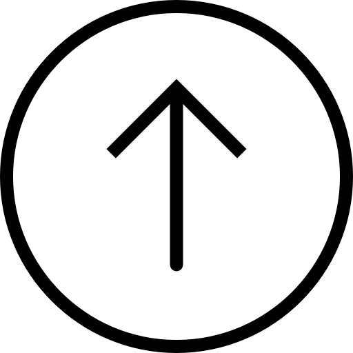 Up arrow direction multimedia option orientation icon