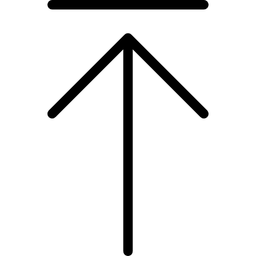 Up arrow orientation arrows multimedia option icon