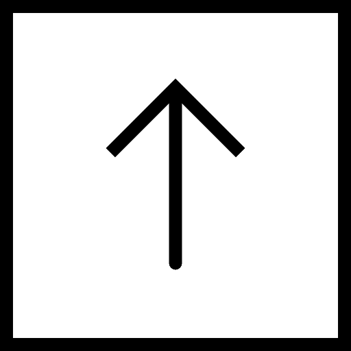 Up arrow up arrow multimedia option orientation icon