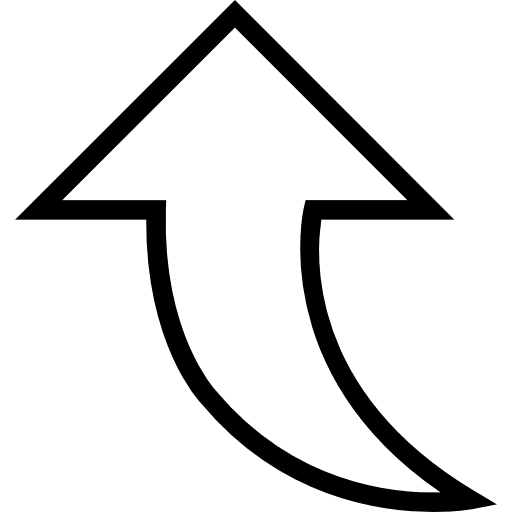 Upward direction upward interface icon