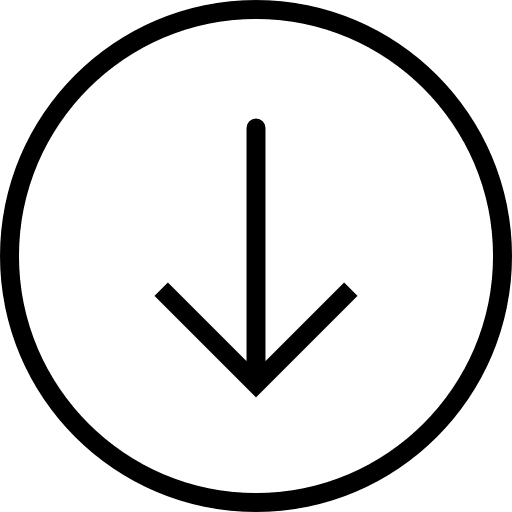 Down arrow arrows multimedia option down arrow icon
