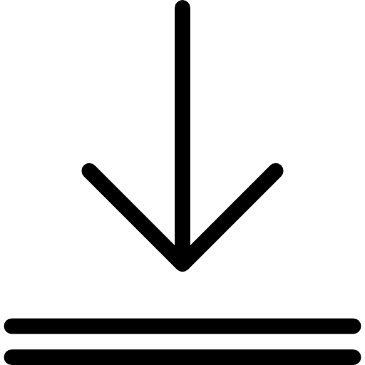 Download direction orientation download icon