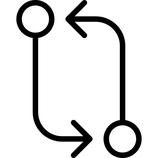 Circuit circuit arrows interface icon