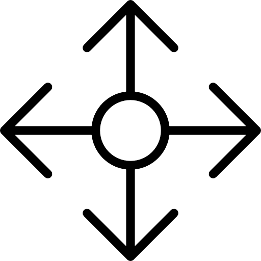 Move multimedia option interface move icon