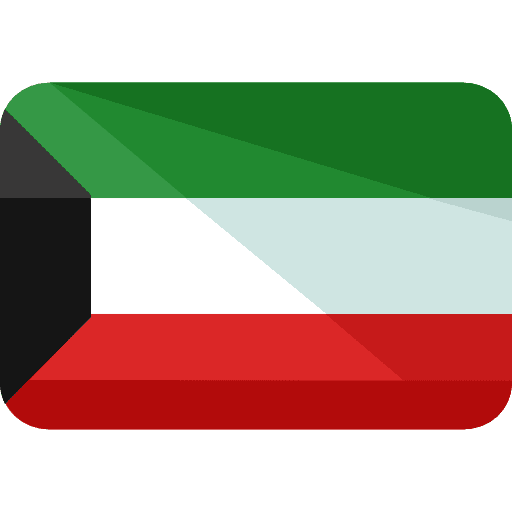 Kuwait flag nation country icon