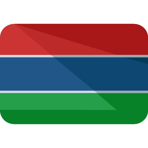 Gambia world flag flags icon