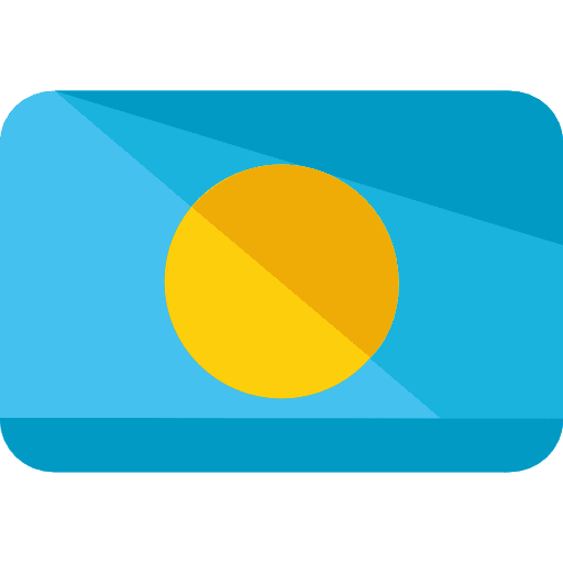 Palau flags country nation icon