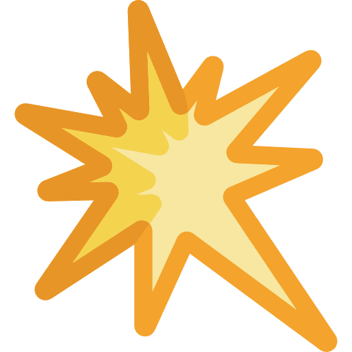Explosion explosion collision combustion icon