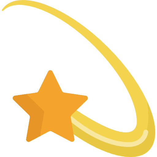 Shooting star astronomy universe shooting star icon