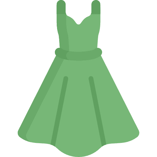 Dress garment elegant femenine icon