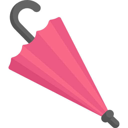 Umbrella rain protection umbrella icon