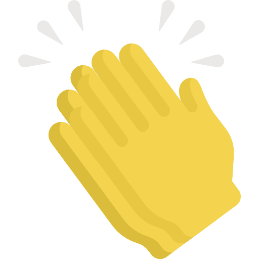 Clapping hands and gestures music musical icon