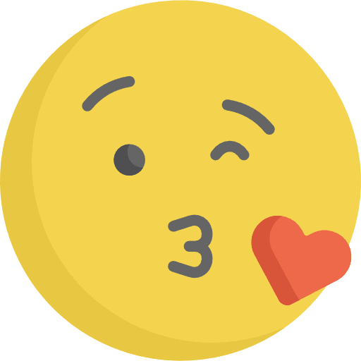 Kissing emoticons smileys kiss icon
