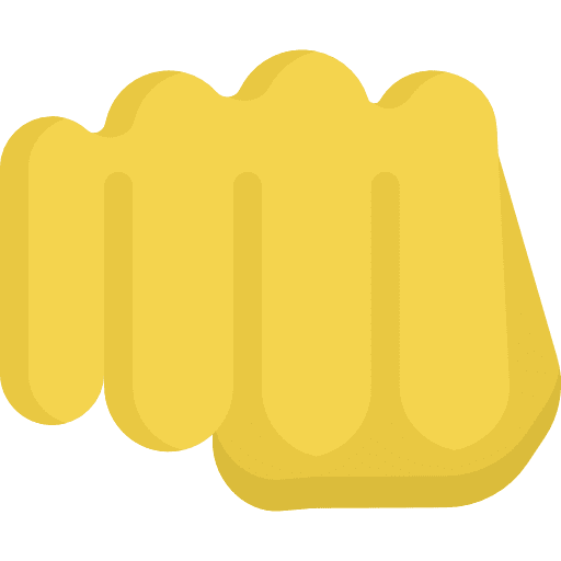 Punch empowerment gestures gesture icon