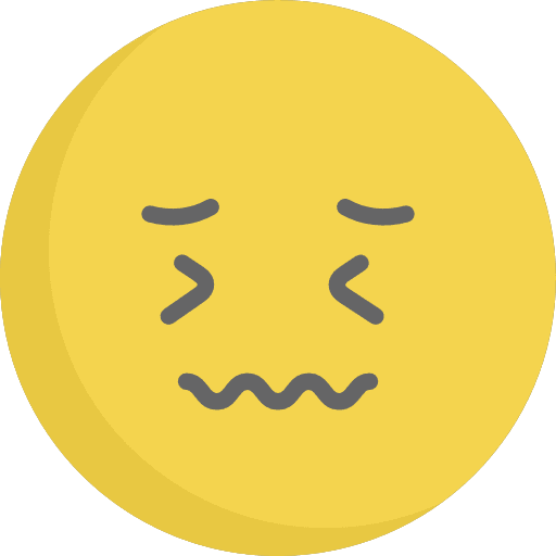 Nervous emoticon smileys people icon