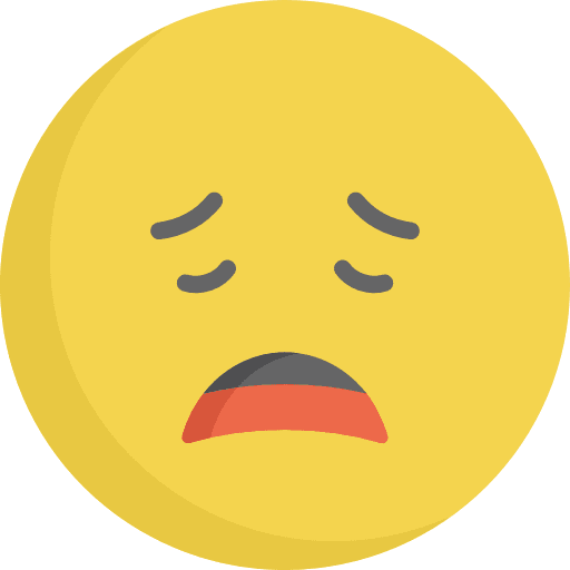 Sad unhappy smileys emoji icon