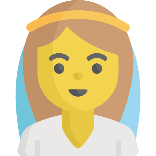 Bride wedding people woman icon