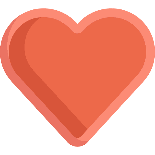 Heart like loving love icon