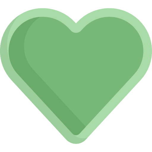 Heart shapes heart peace icon