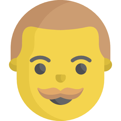 Man smiley man emoji icon