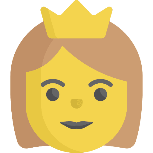 Princess feelings emoji emoticons icon